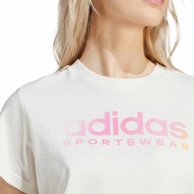 Maicë adidas femra, të bardhë