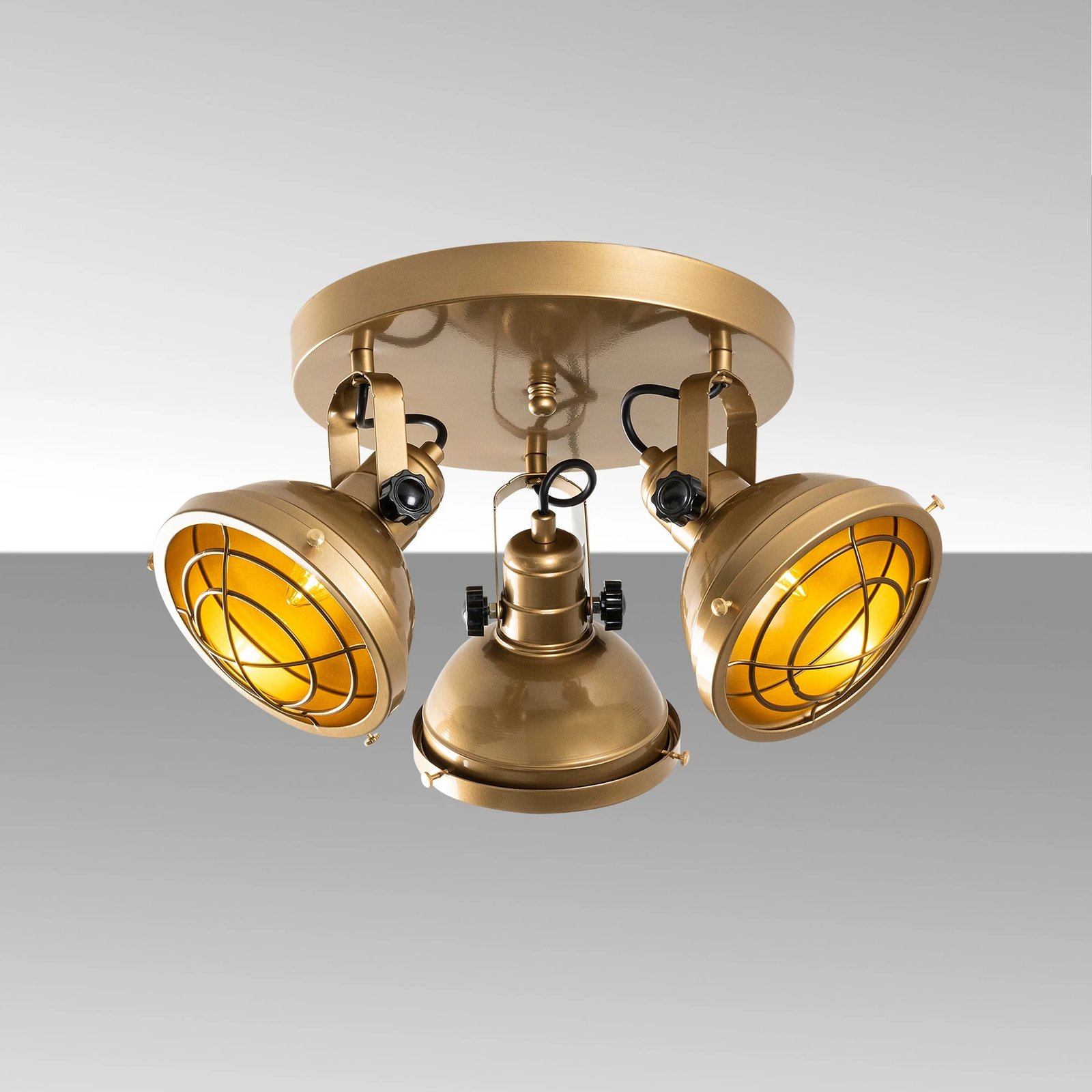 Llambë tavani Opviq, ngjyrë ari, Spoly - 13799