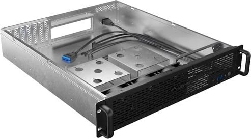 Kasë serveri Lanberg SC01-5202-12B, Rack 2U, e zezë