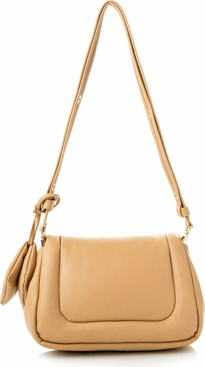 Çantë shpatulle, ngjyrë camel, Genoa