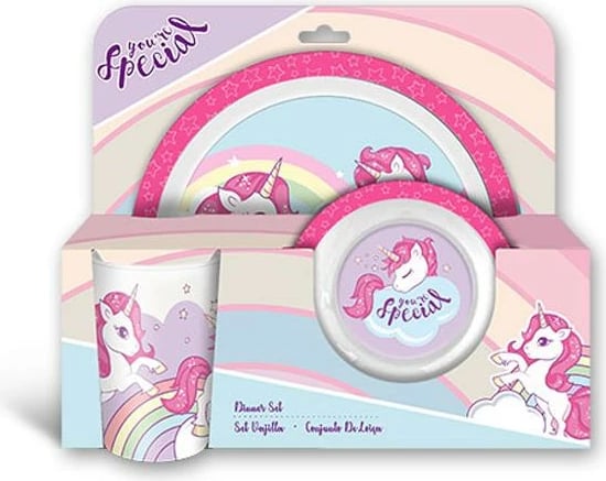 Set darke 3-pjesësh EUROSWAN, Unicorn, 29x8xH24cm