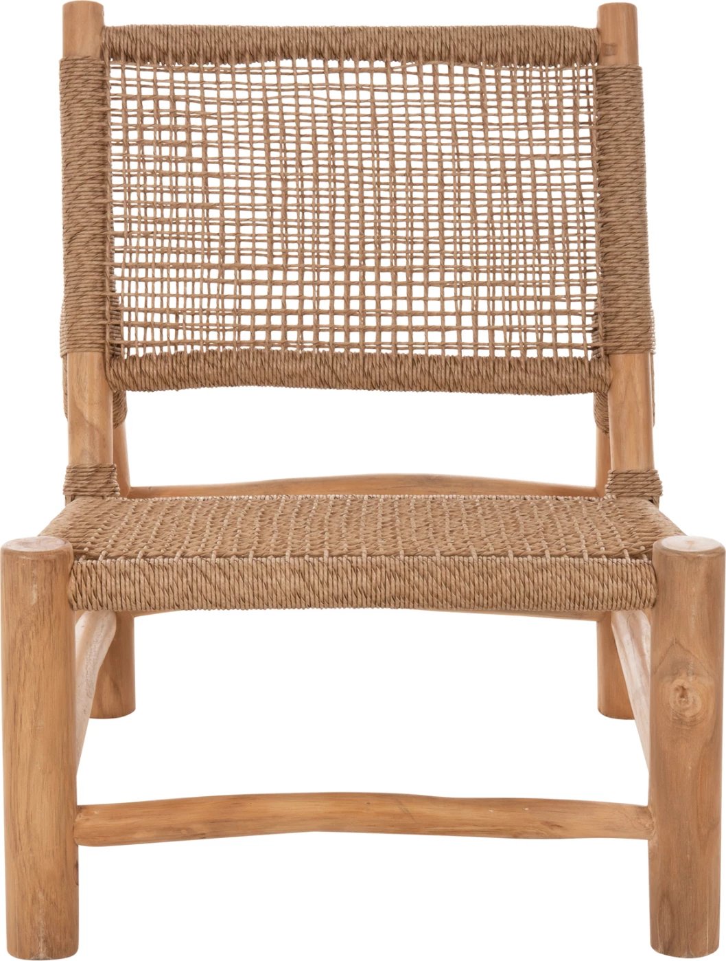 Karrige për brenda LONDER FH5986 dru TEAK dhe ratan sintetik 63x77x77Hcm