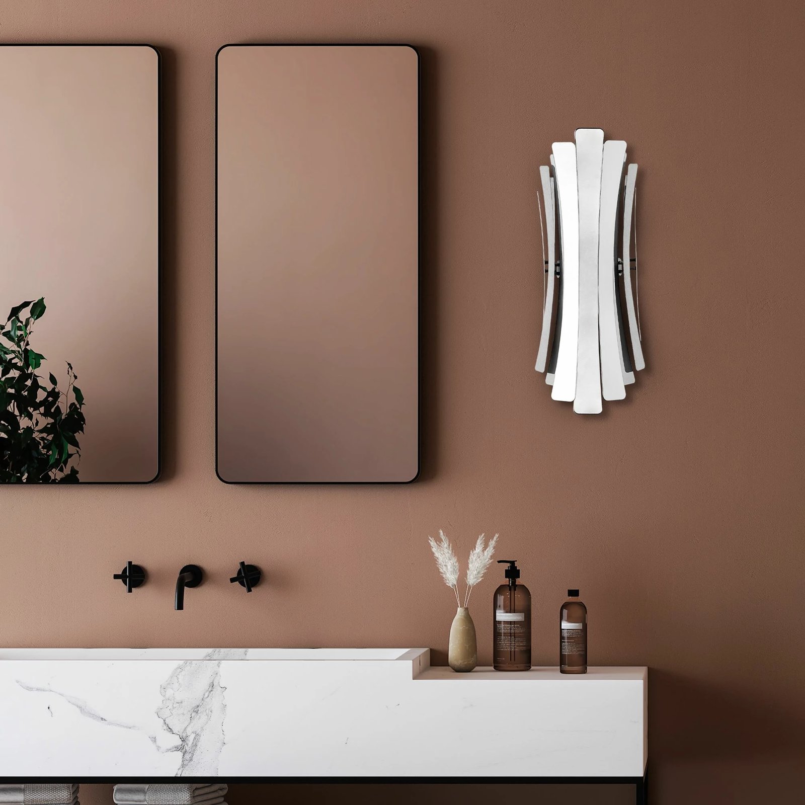 Llambë muri Opviq, Lınea - 15443, ngjyrë argjendi