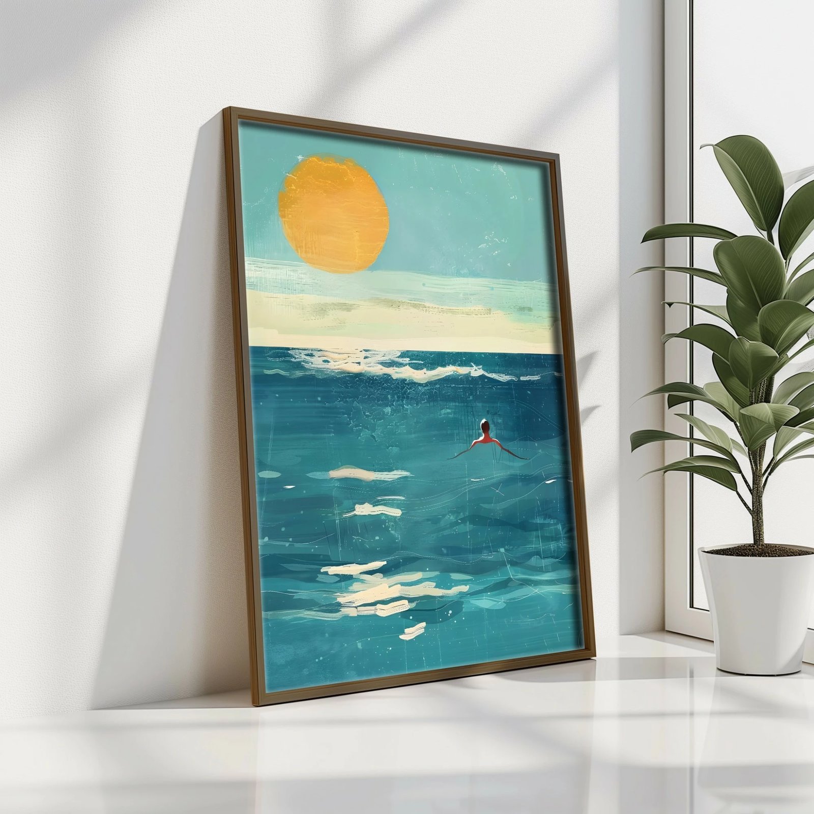 Pikturë dekorative me kornizë MDF, Wallity, GE110-L