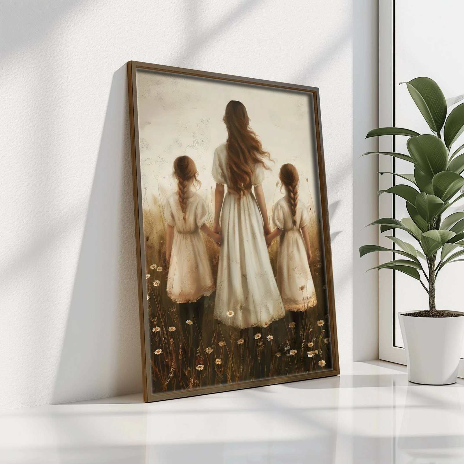 Pikturë dekorative me kornizë MDF, Wallity, GE222-L, shumëngjyrëshe