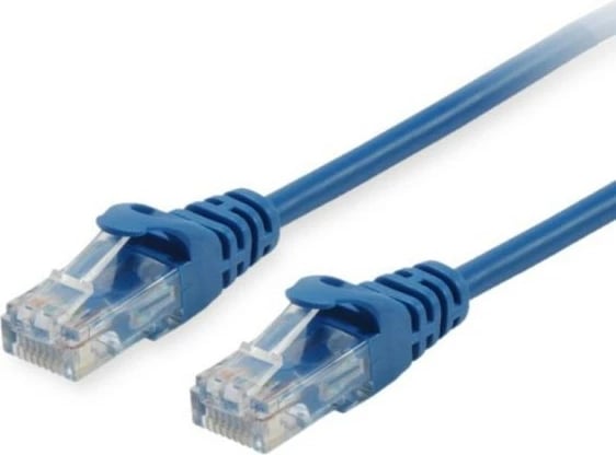 Kabllo rrjeti EQUIP Cat6 U/UTP 0.15m, RJ-45, blu