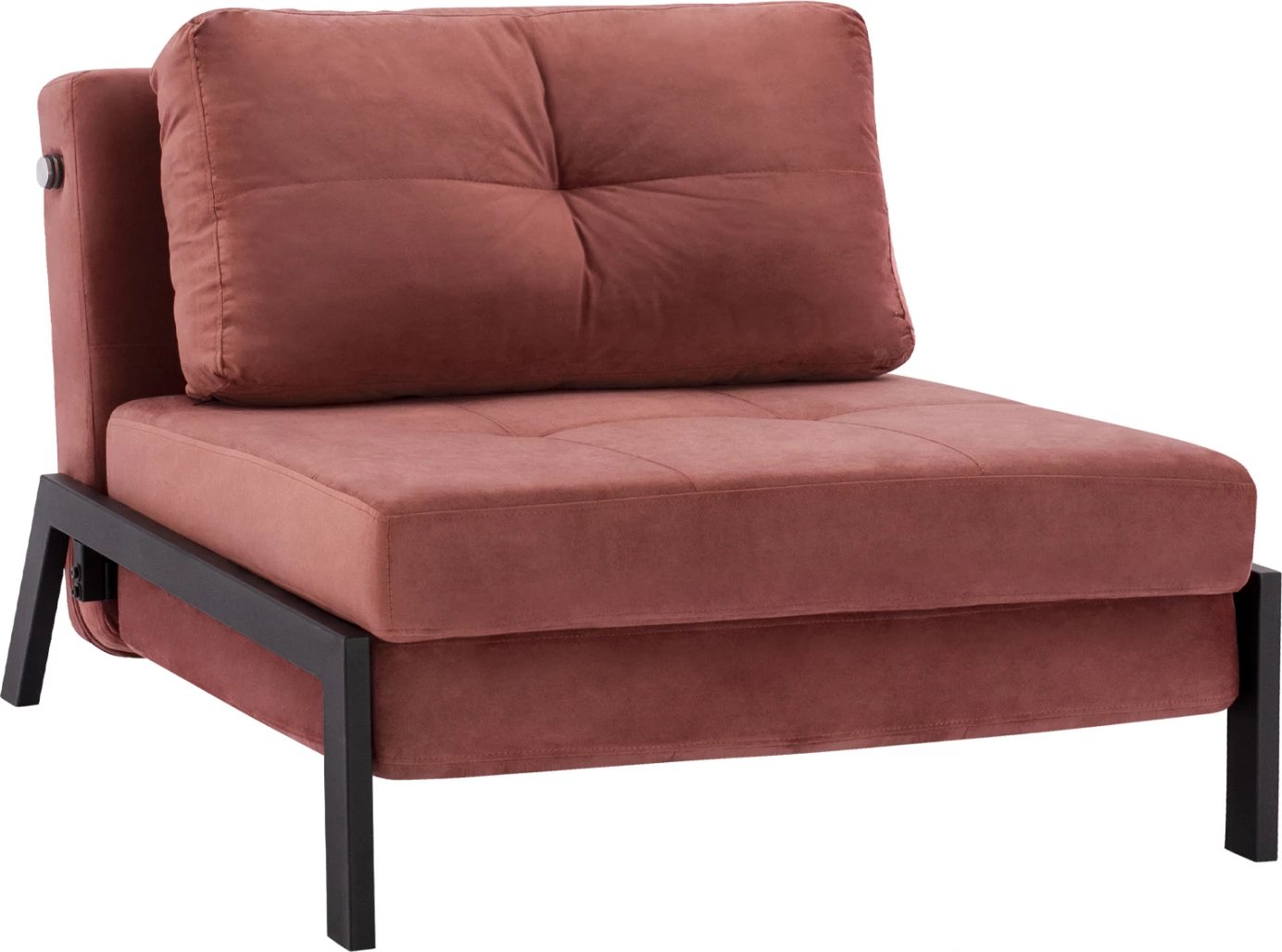 Karrige-shtrat CONSTANCE, kadife rozë e zbehtë, FH3078.12, 95x92x66 cm