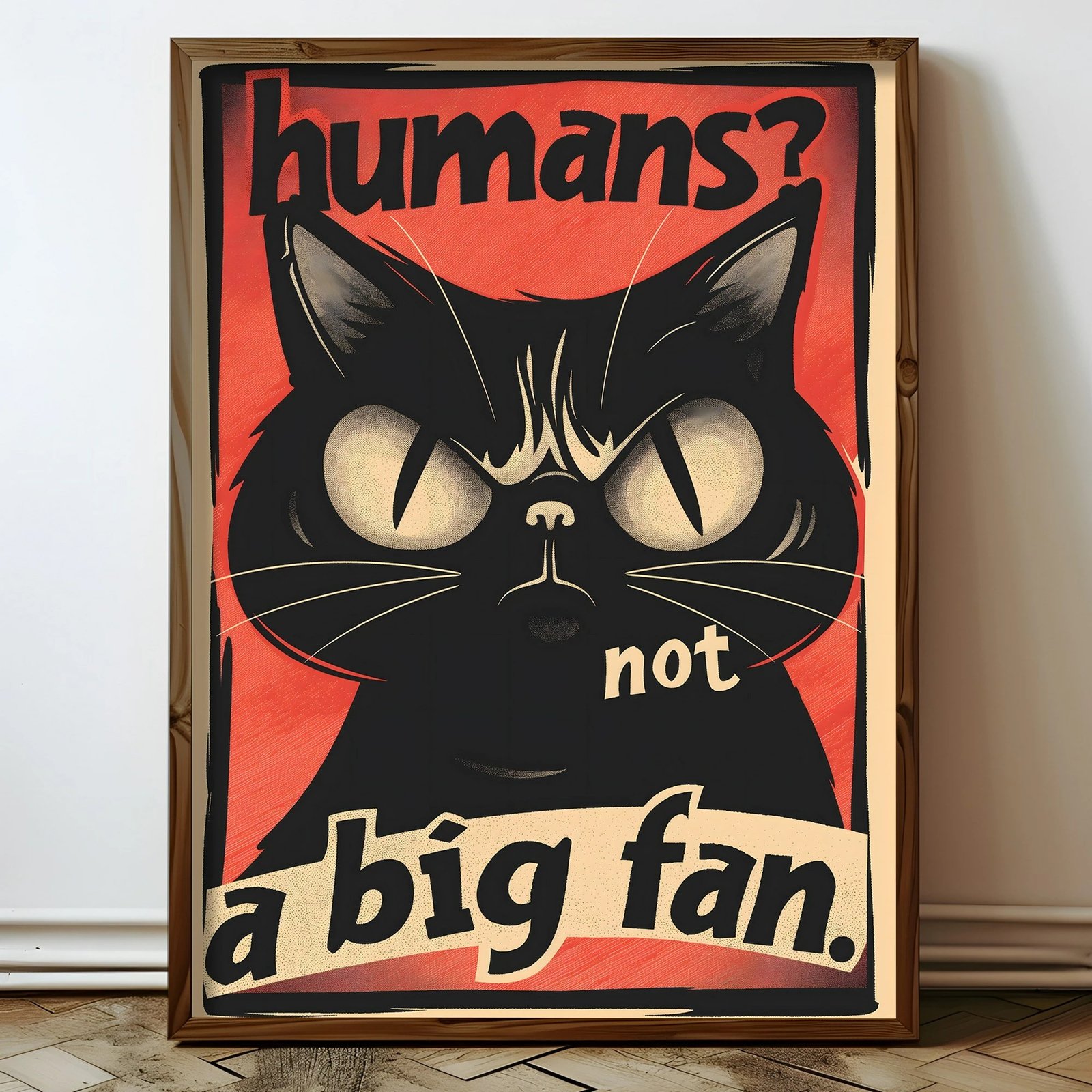 Pikturë dekorative me kornizë MDF, shumëngjyrëshe, HUM067, 50x70x3.5cm