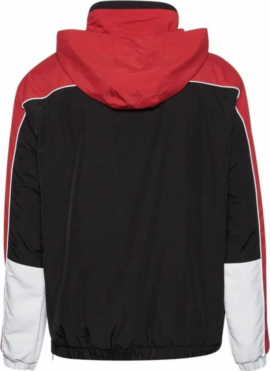 Xhaketë për meshkuj Karl Kani, Retro Block Windbreaker, e bardhë me të zi dhe të kuqe
