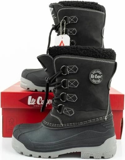 Çizme dimri për djem Lee Cooper, të zeza