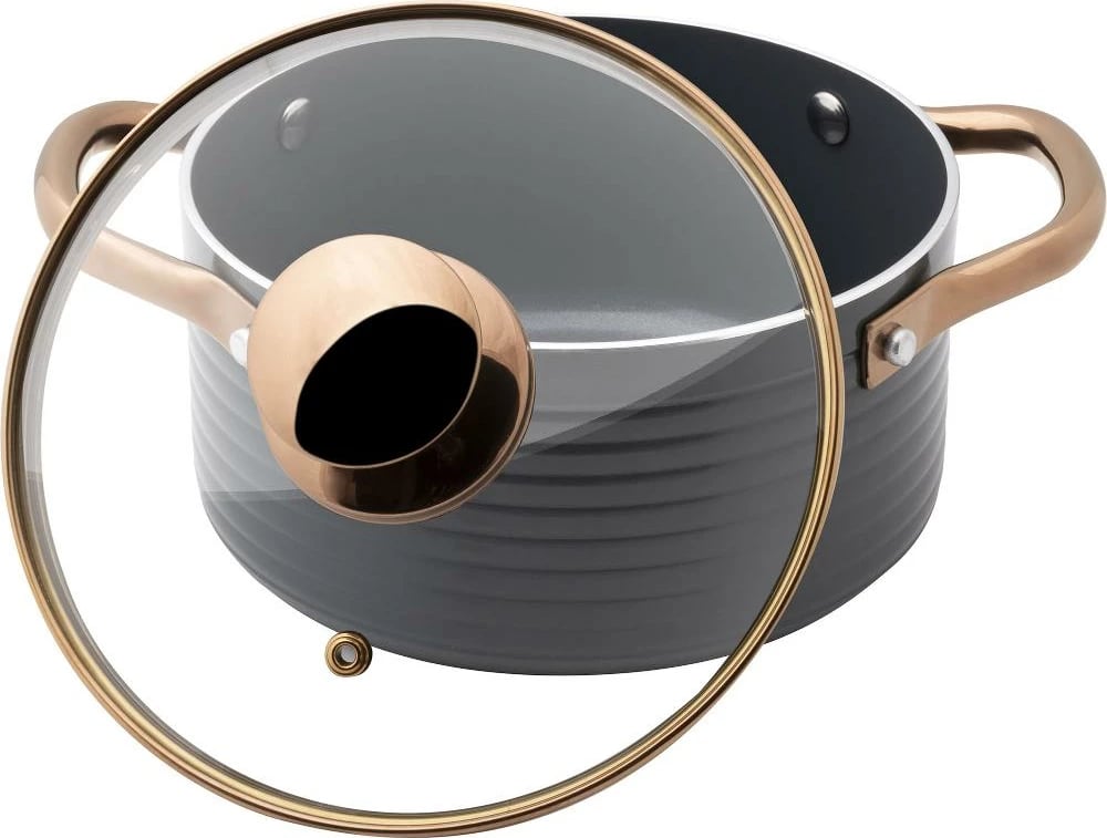 Tenxhere alumini Lamart LT1239 CASSEROLE W/LID 18 cm ORRO