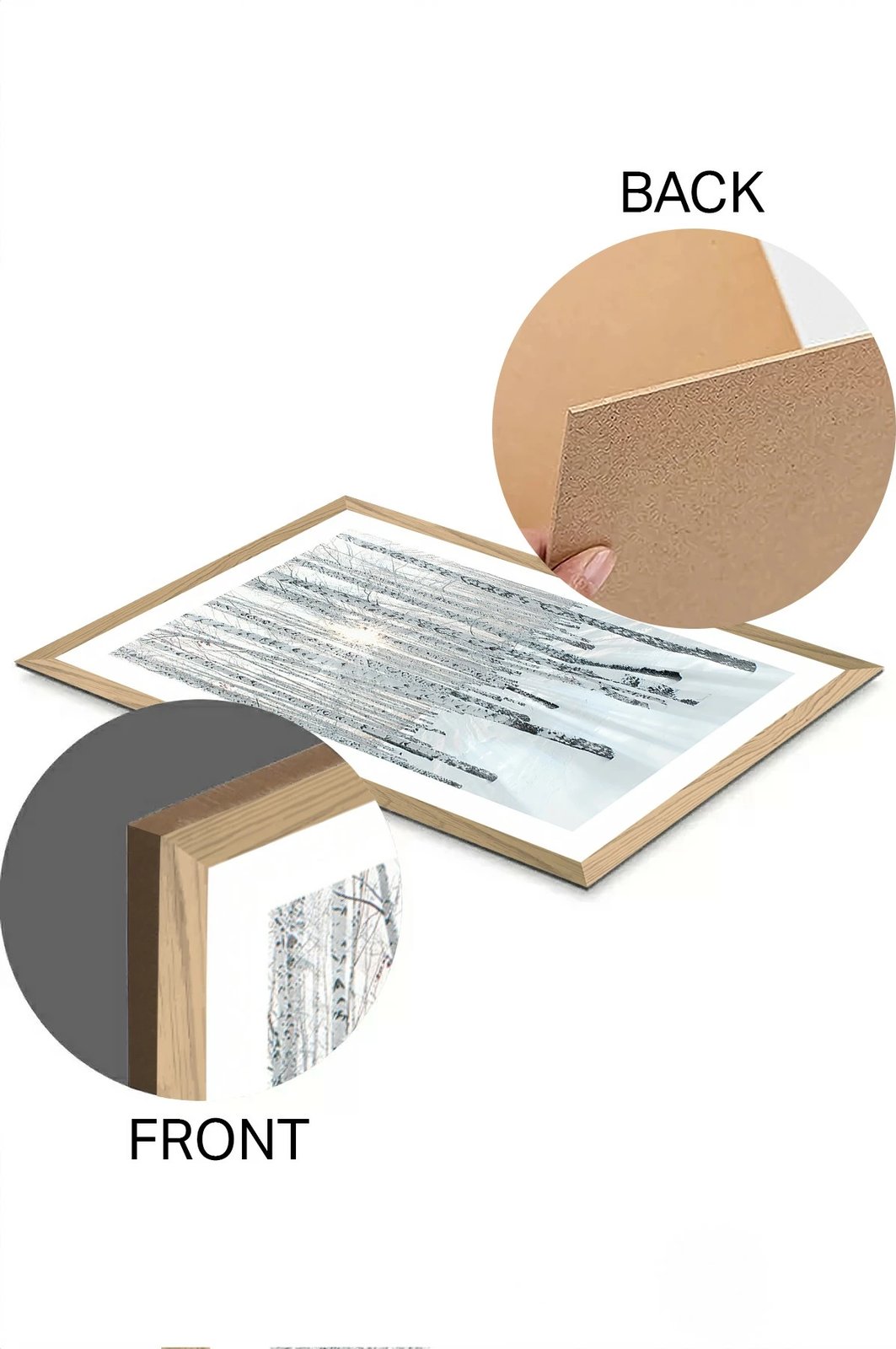 Pikturë dekorative, MDF, shumëngjyrëshe, pa kornizë, Wallity, 33x48cm