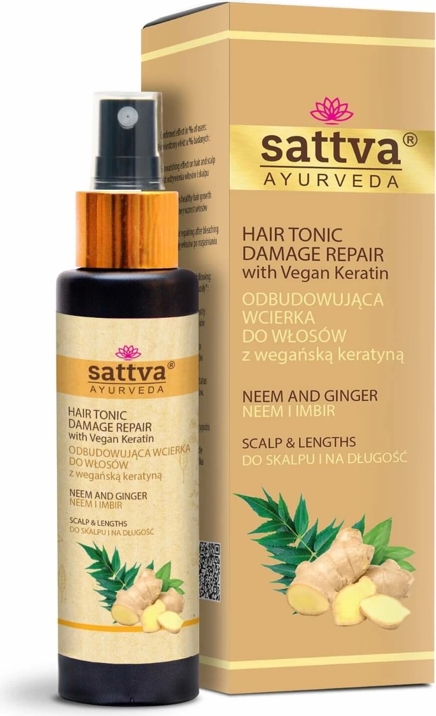 Lotion për flokë Sattva Neem & Ginger për femra, 100ml