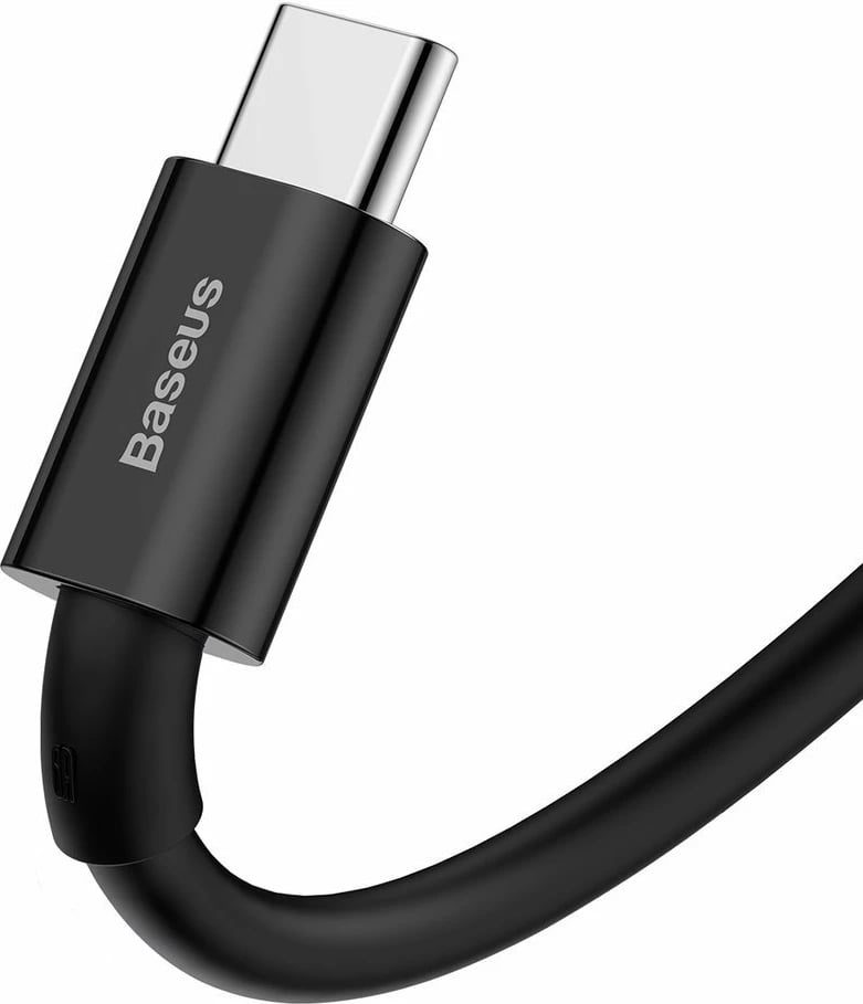 Kabllo karikimi dhe të dhënash Baseus Superior CATYS-01, USB në USB-C, 1m, 66W, e zezë