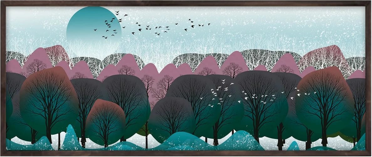 Pikturë dekorative me kornizë, MDF, Wallity, Artsmdfyty50-12050