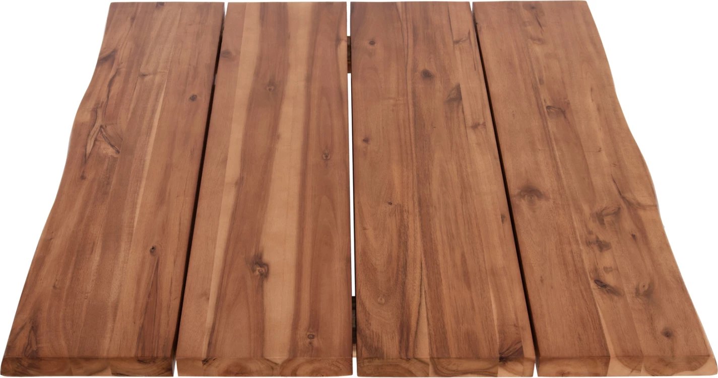 Sipërfaqe tavoline katrore, dru akacie natyrale, FH6300.01, 80x80x3.5cm