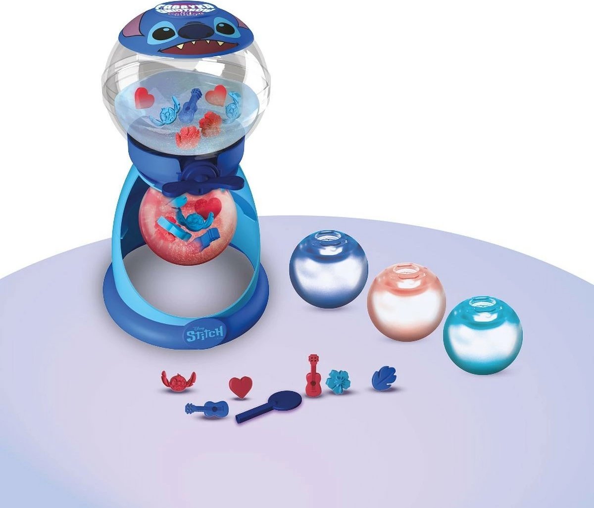 Set kreativ Cobi Fabryka Gniotków Stitch, 3 toptha slime, shumëngjyrësh