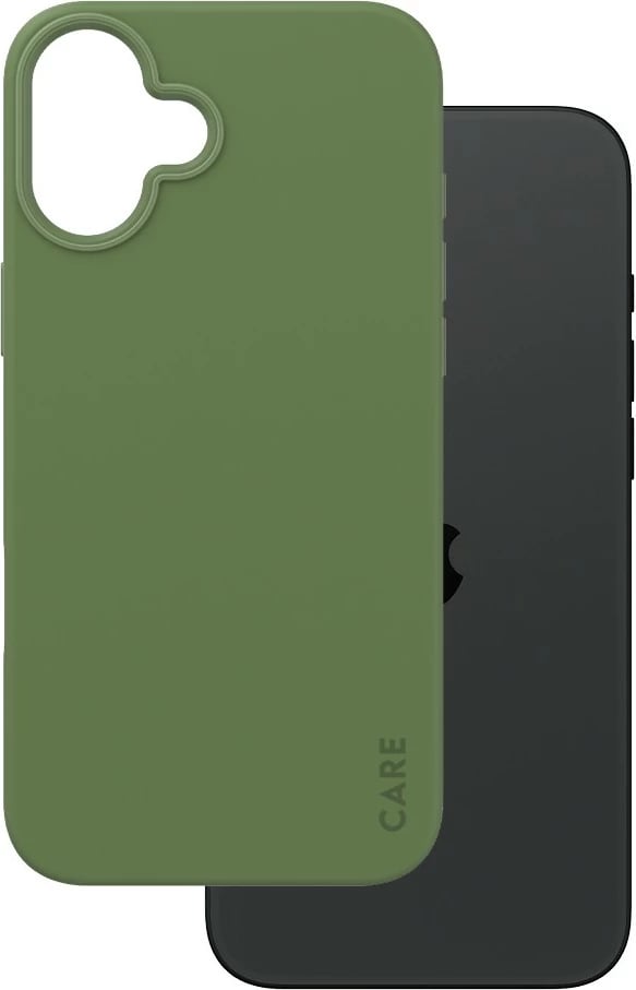 Mbështjellës PanzerGlass CARE Case MagSAFE për iPhone 16 Plus, e gjelbër
