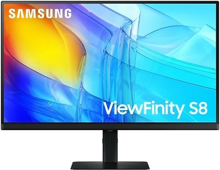 Monitor Samsung ViewFinity S8 LS27D800UAUXEN, 27", IPS, 4K UHD, 3840x2160, USB-C, LAN, E zezë