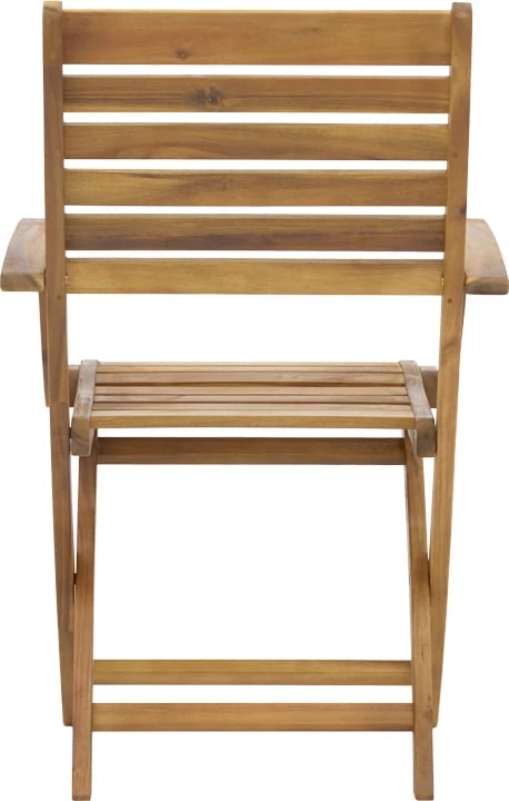 Karrige palosëse me krahë, dru akacie, 52x53x85 cm