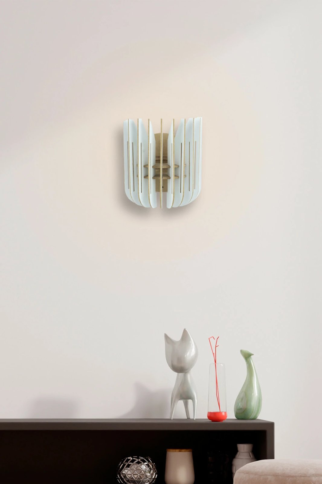 Llambë muri Opviq, 210-LB, ngjyrë e bardhë