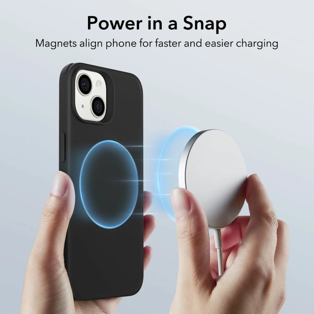 Mbështjellës ESR Classic Hybrid HaloLock për iPhone 14 Plus, MagSafe, i zi