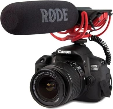 Mikrofon për kamera RODE VideoMic Rycote, i zi