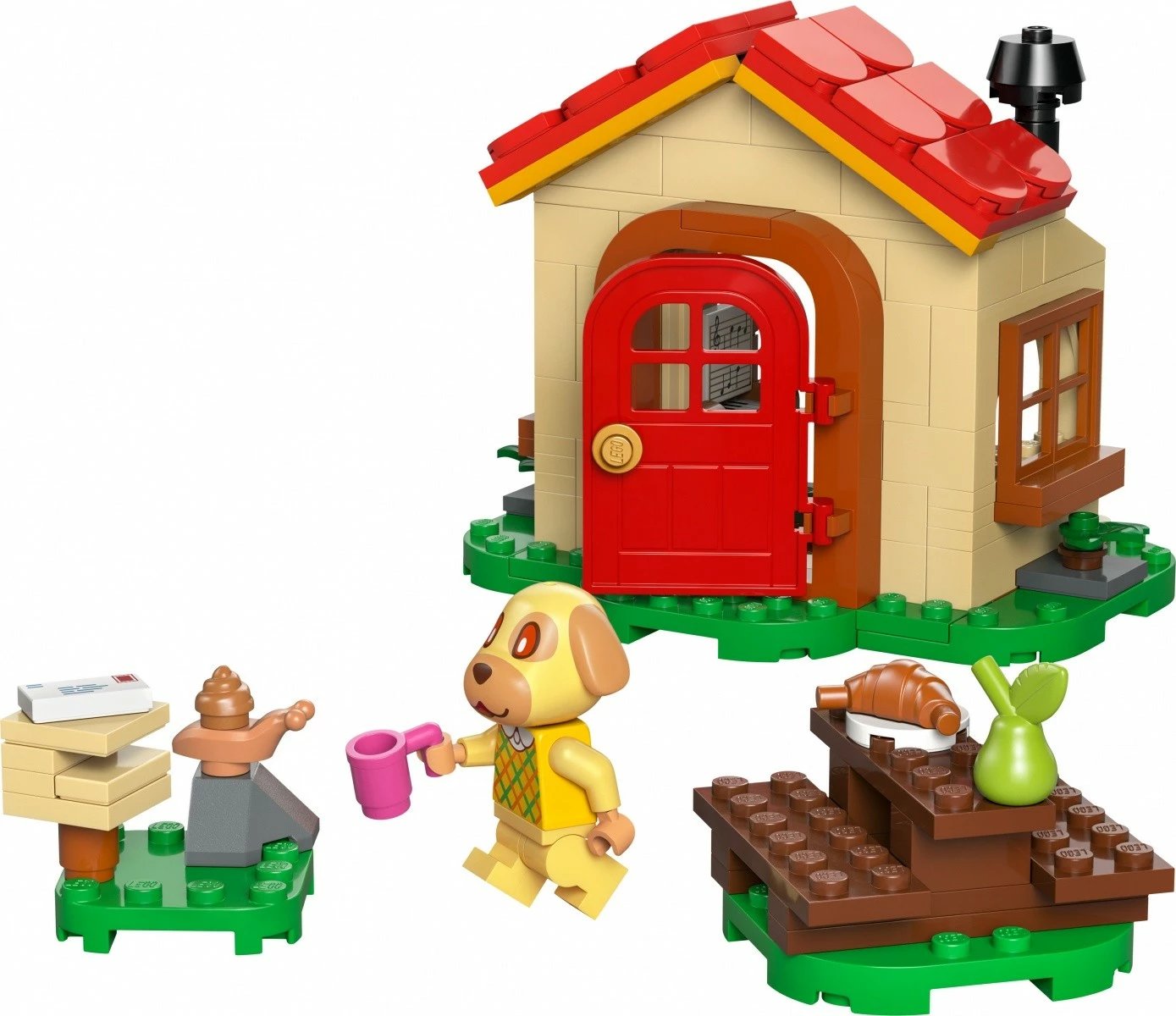 Set ndërtimi LEGO Animal Crossing Cozy Goldie House 77058, 149 pjesë