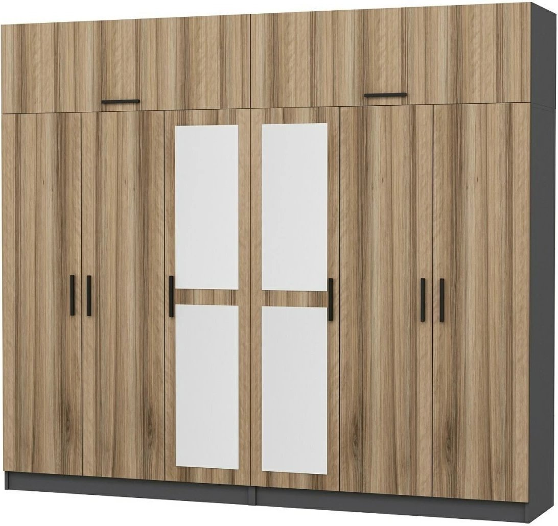 Dollap garderobe Skye Decor, ngjyrë dore, Kale - 5307