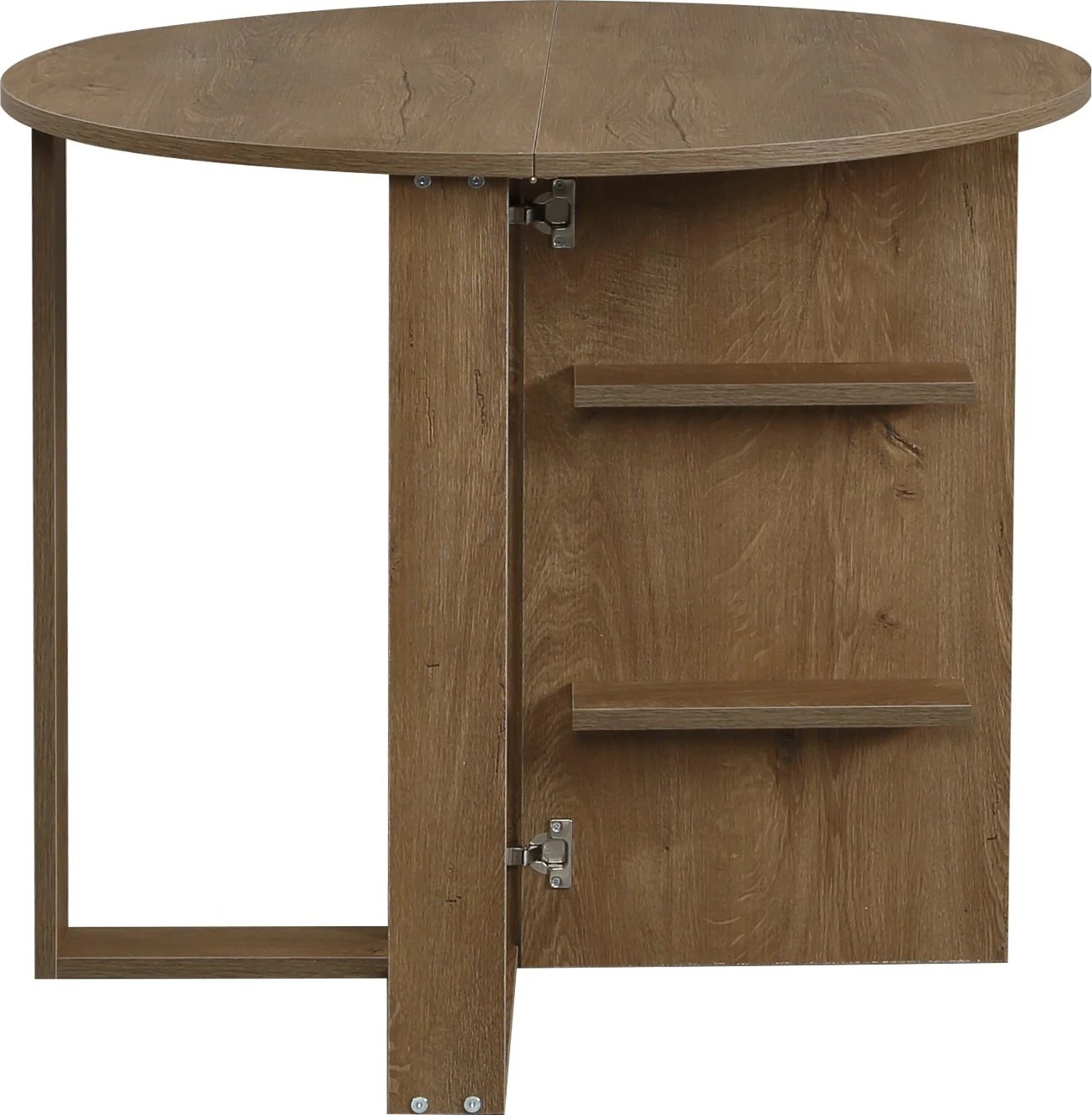 Tavolinë palosëse Hanah Home, ngjyrë lisi kaukazian, mesatare