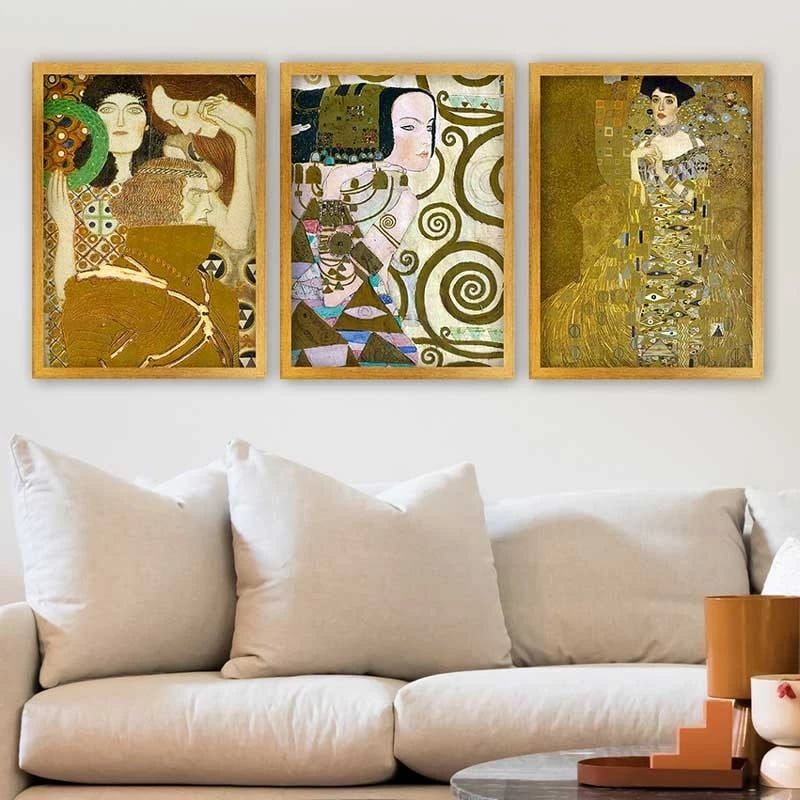 Pikturë dekorative me kornizë (3 copë), Wallity, 3AC_UN6645856_3545