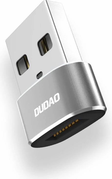 Adapter Dudao L16AC, USB-C në USB-A, i zi