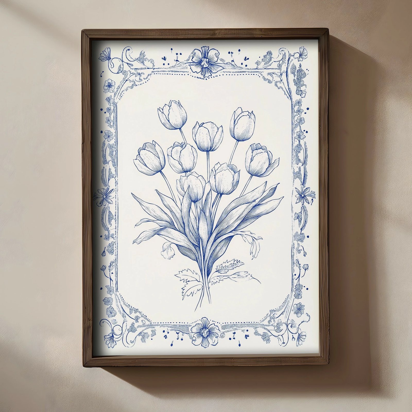 Pikturë dekorative me kornizë, MDF, Wallity, TUN038-XL