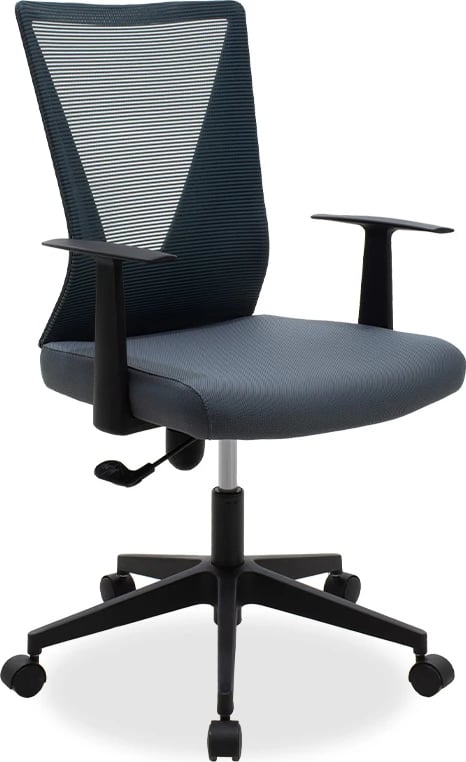 Karrige menaxheri për zyre Ghost mesh e zezë - gri mesh