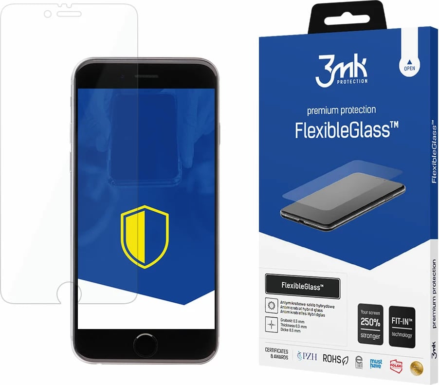 Xham mbrojtës hibrid 3mk FlexibleGlass për iPhone 6S Plus