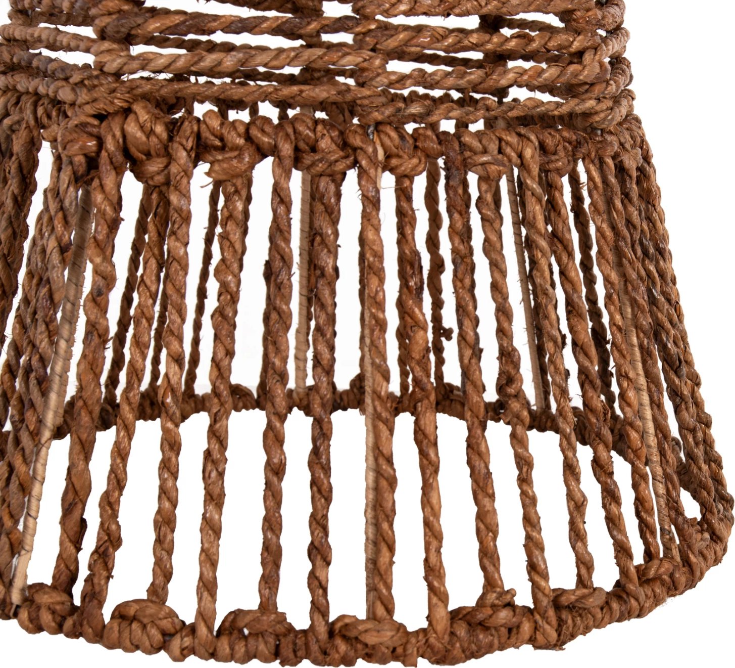 Llambë varëse tavani, fibra peme banane të thata, ngjyrë kafe, FH7858, Φ41x41-136H cm Llambë varëse tavani, fibra peme banane të thata, ngjyrë kafe, FH7858, Φ41x41-136H cm