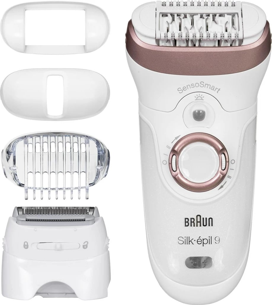 Epilator Braun Silk-épil 9 9-870, Rozë, Bardhë Epilator Braun Silk-épil 9 9-870, Rozë, Bardhë