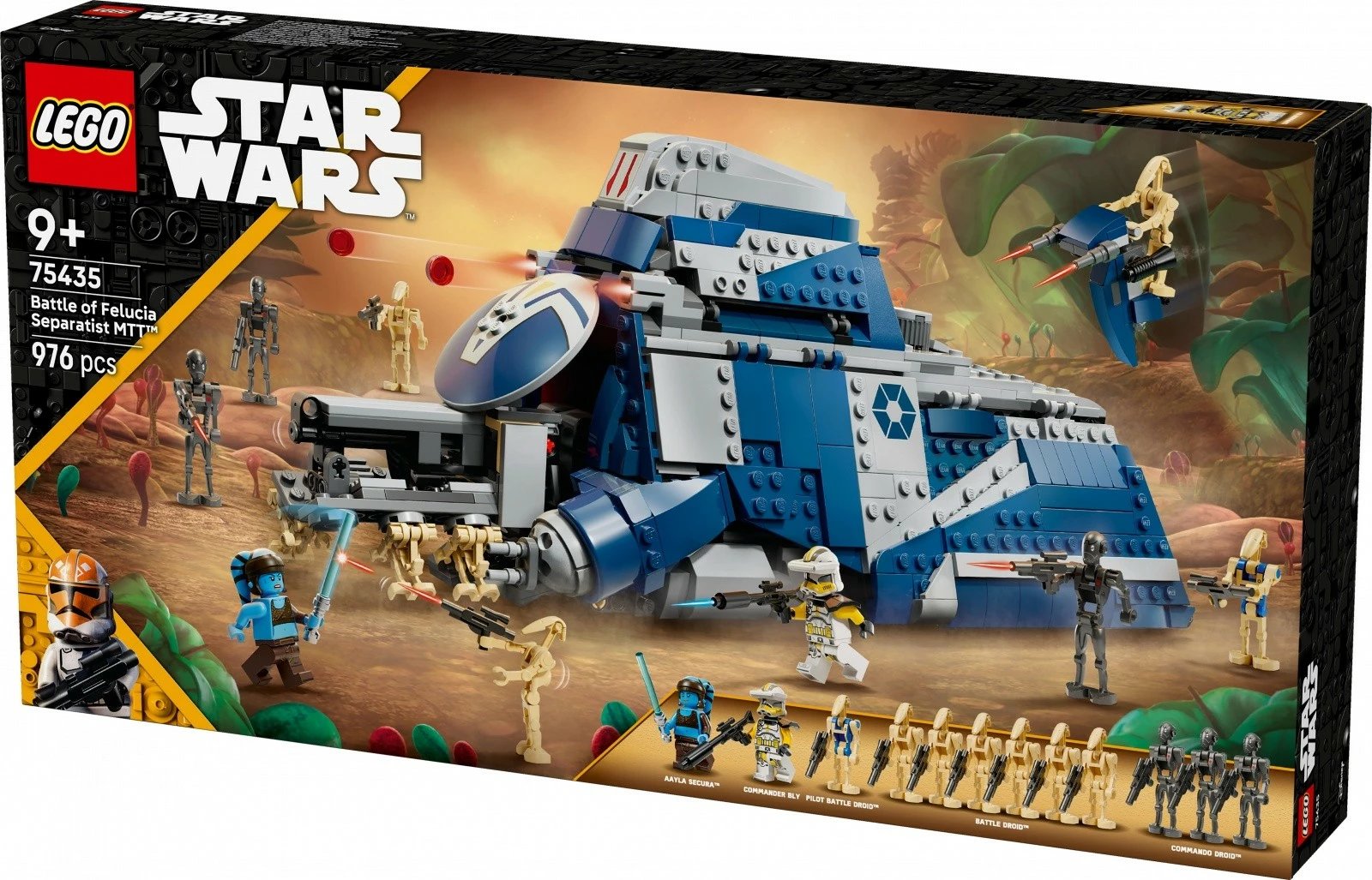 Set LEGO Star Wars 75435 Separatist MTT Transporter, 976 pjesë, plastikë