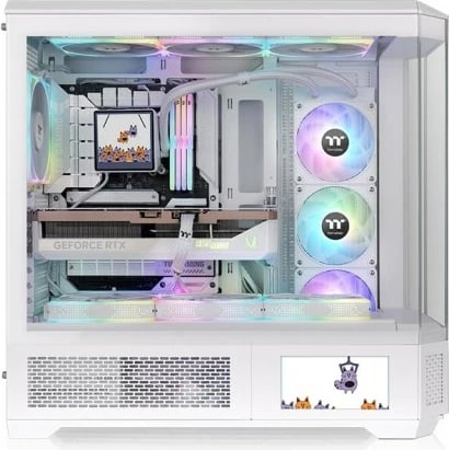 Kasë Thermaltake View 600 TG Snow White, Full Tower, RGB, bardhë