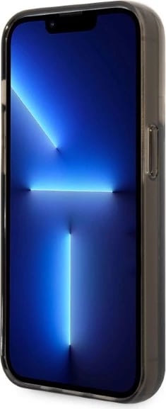 Mbështjellës Karl Lagerfeld Liquid Glitter Elong për iPhone 14 Pro Max, zi