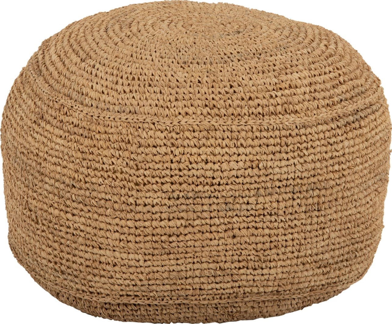 Karrige për bar AONI FH7828 prej fibrave të palmës së tharë, ngjyrë natyrale, Φ48x37H cm