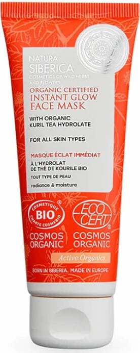 Maskë fytyre unisex Natura Siberica Instant Glow, 75ml