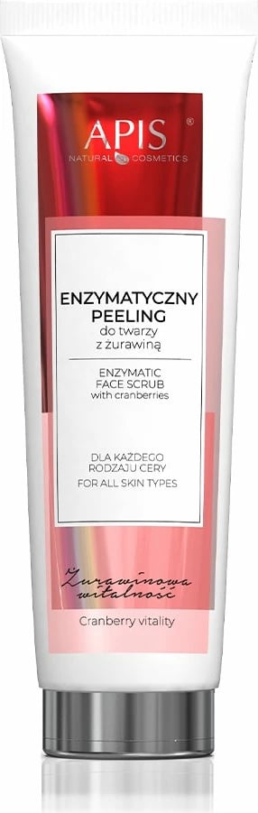 Peeling enzimatik për fytyrë APIS Cranberry Vitality për femra, 100ml