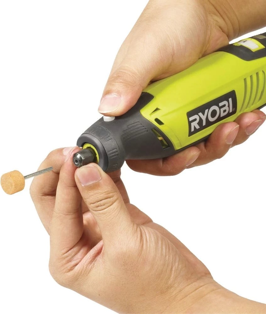 Grinder i drejtë RYOBI EHT150V, 150W, set me 115 aksesorë, Zi