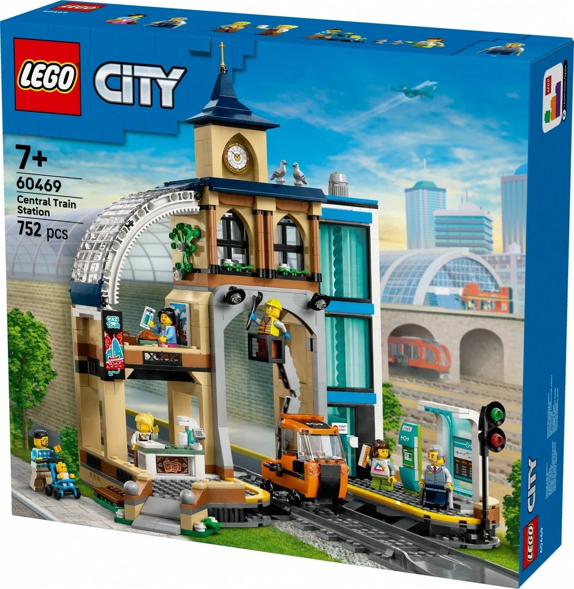 Set ndërtimi LEGO City Central Train Station 60469, 752 pjesë