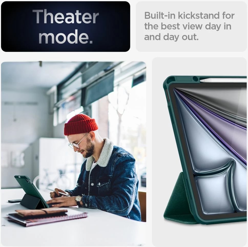 Mbështjellës Spigen Urban Fit për iPad Air 13" 2024, Gjelbër Mbështjellës Spigen Urban Fit për iPad Air 13" 2024, Gjelbër