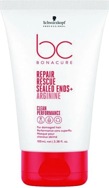Maskë për flokë Schwarzkopf Bonacure Repair Rescue Sealed Ends+ Arginine 100ml