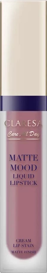 Buzëkuq i lëngshëm mat Claresa Matte Mood 02 Hope për femra, 7ml