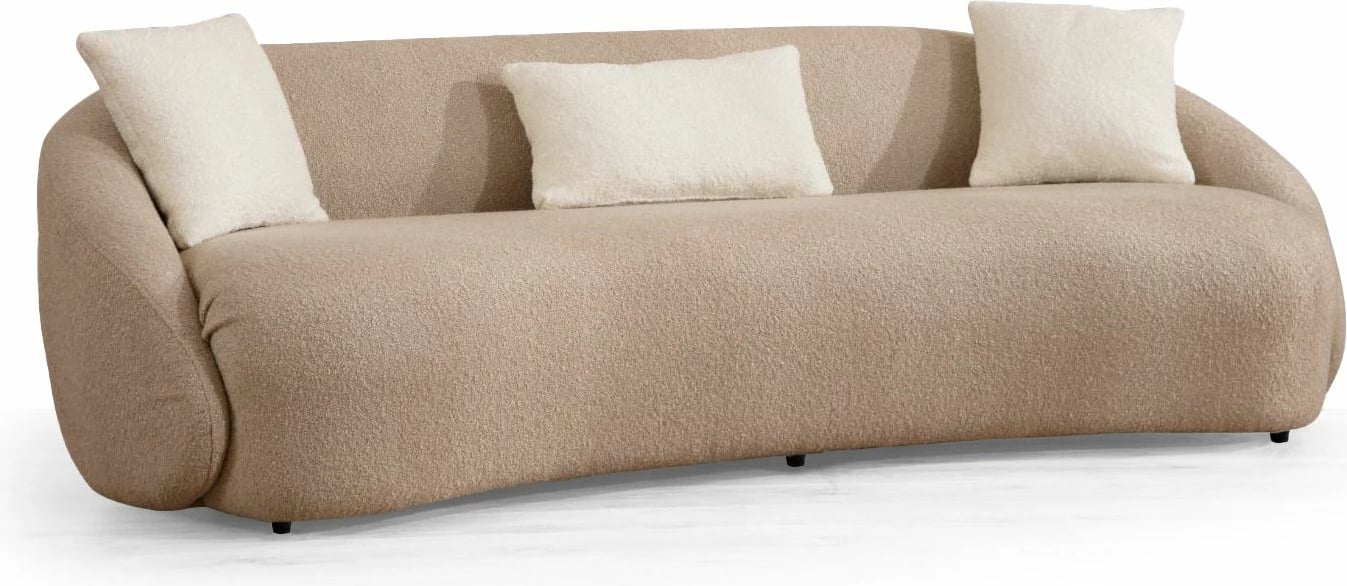 Divan treshe Napoli, ngjyrë kapuçino