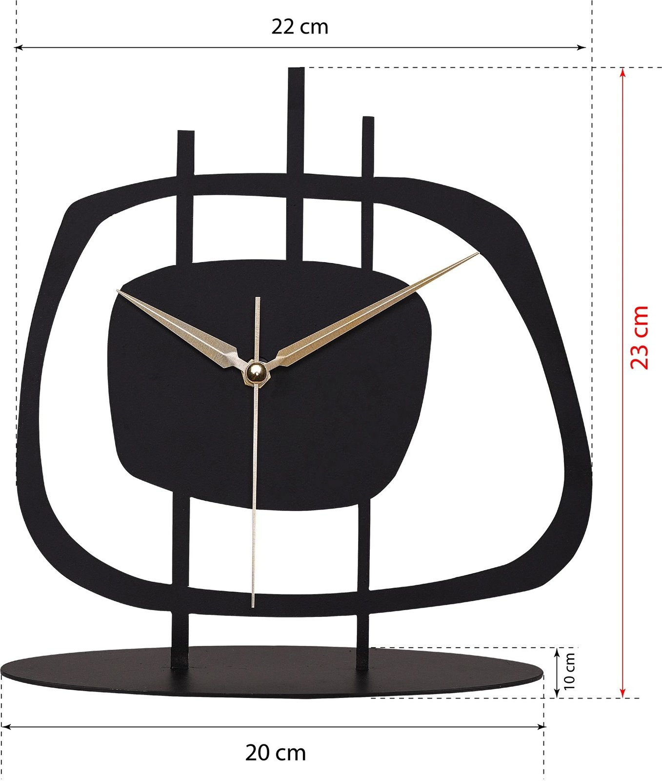 Orë dekorative Aberto Design, Pietra, e zezë